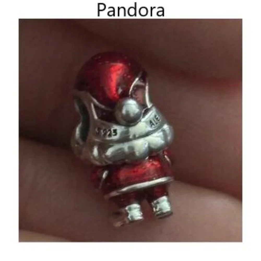 Authentic Playful Santa Pandora Charm